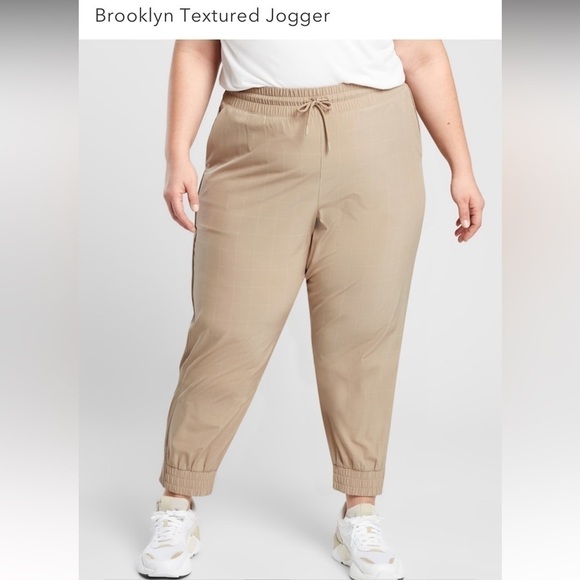 Athleta brooklyn textured jogger pants size 18 - Picture 1 of 6